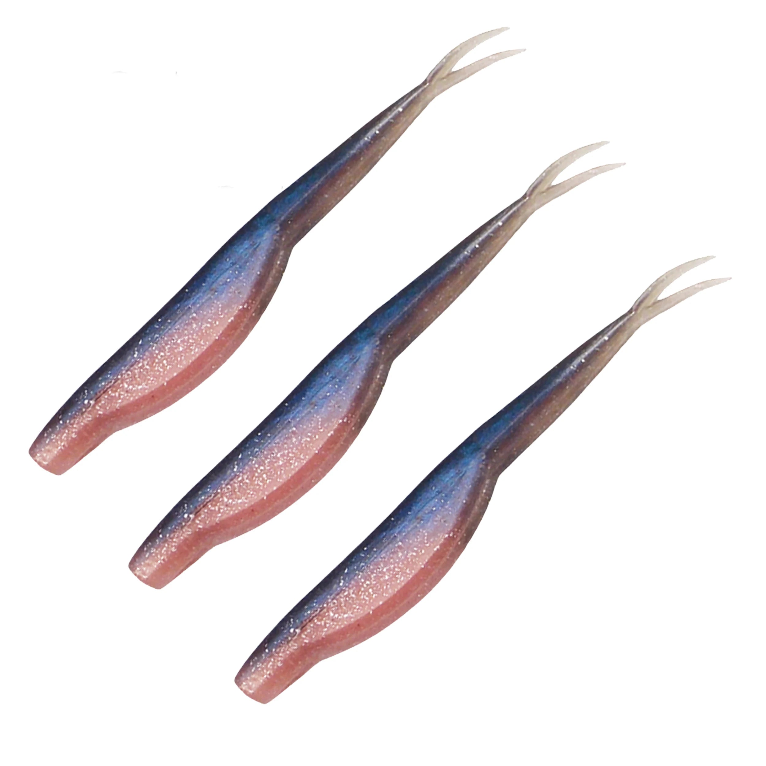 12 leurres souples Super Fluke 120 mm pour achigan