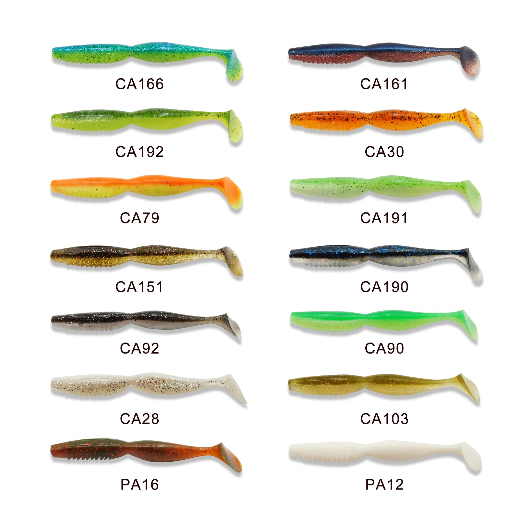 ESFISHING Spiner Shad Soft plastic bait 4inch 5inch Swimbaits