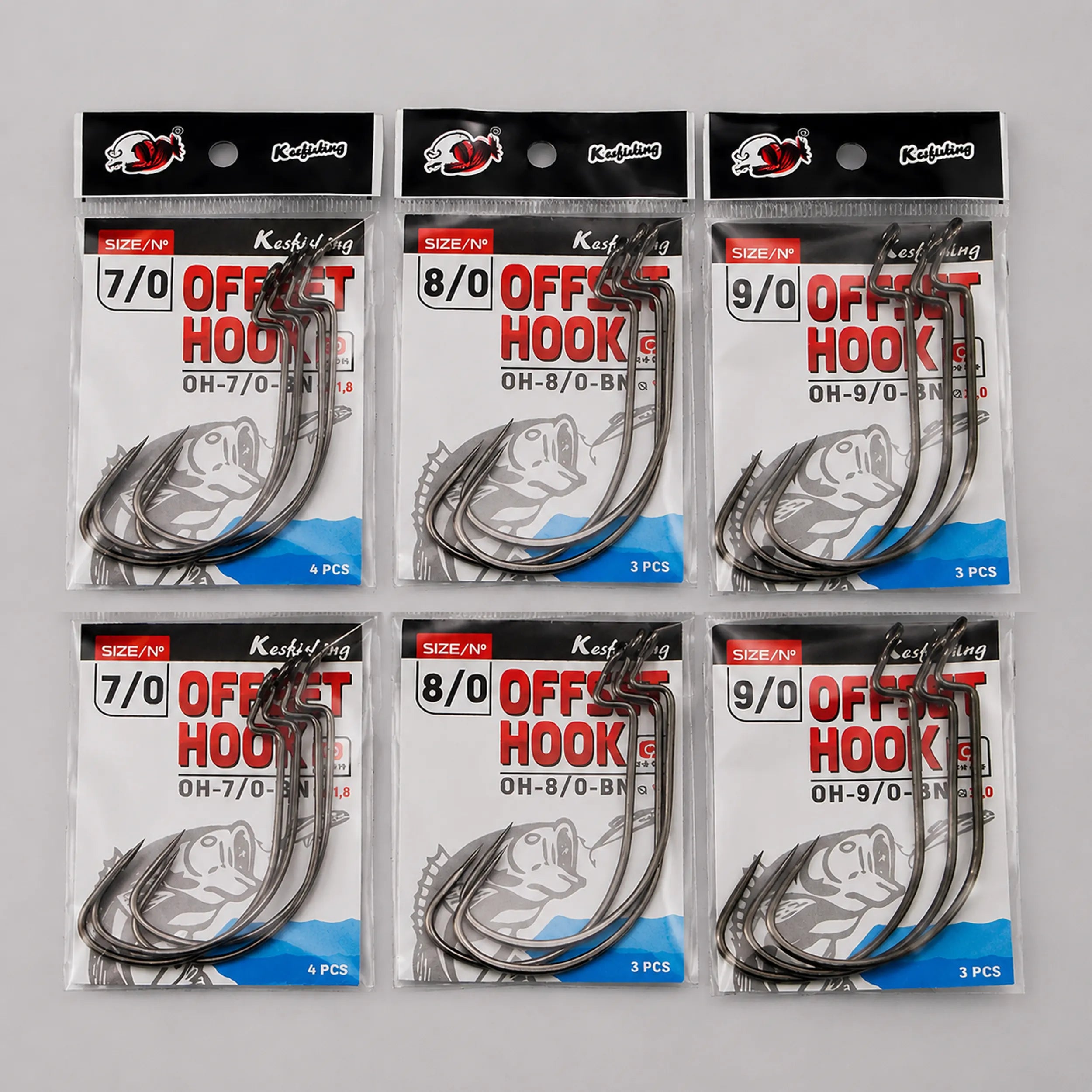 Wide Gap Hook offset hook 4/0