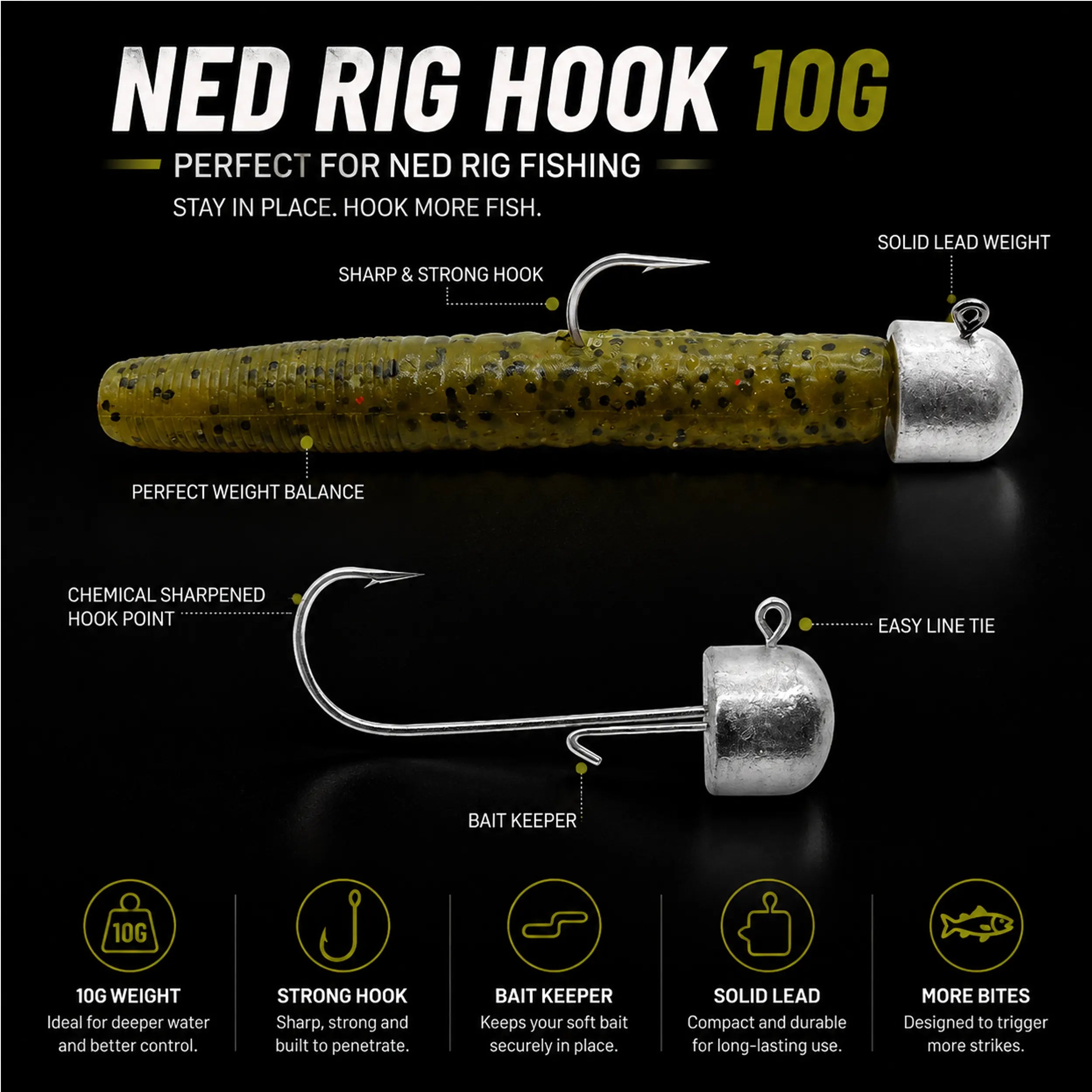 65mm 4g soft plastic worm fishing bait 10PCS