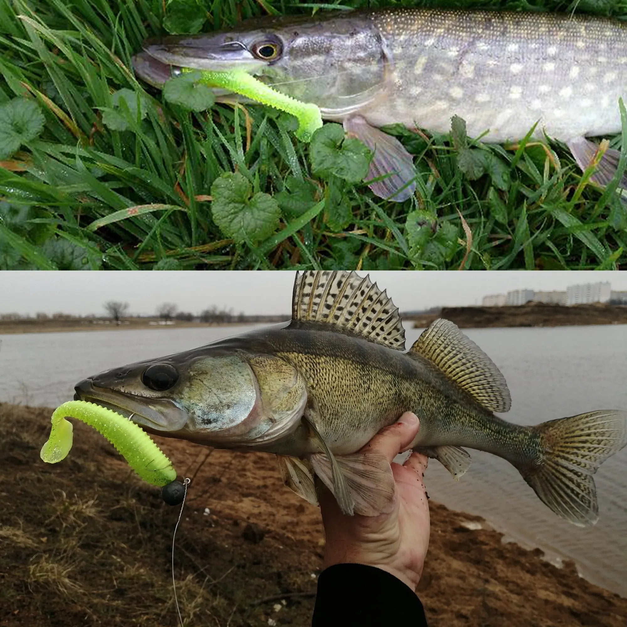 ESFISHING Fishing Lure Vibro fat 100mm Saltwater Bass Pike Fishing