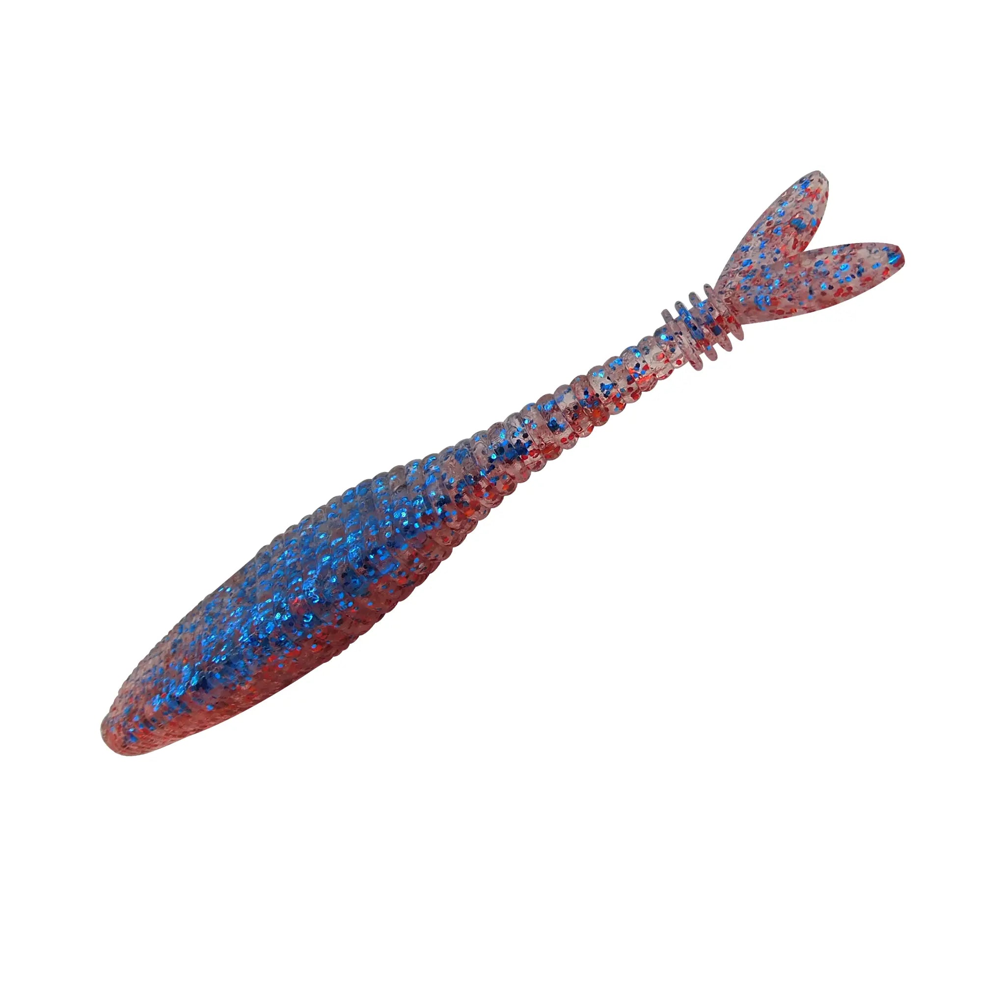 10PCS Flat Fork Tail Fishing lure 70mm