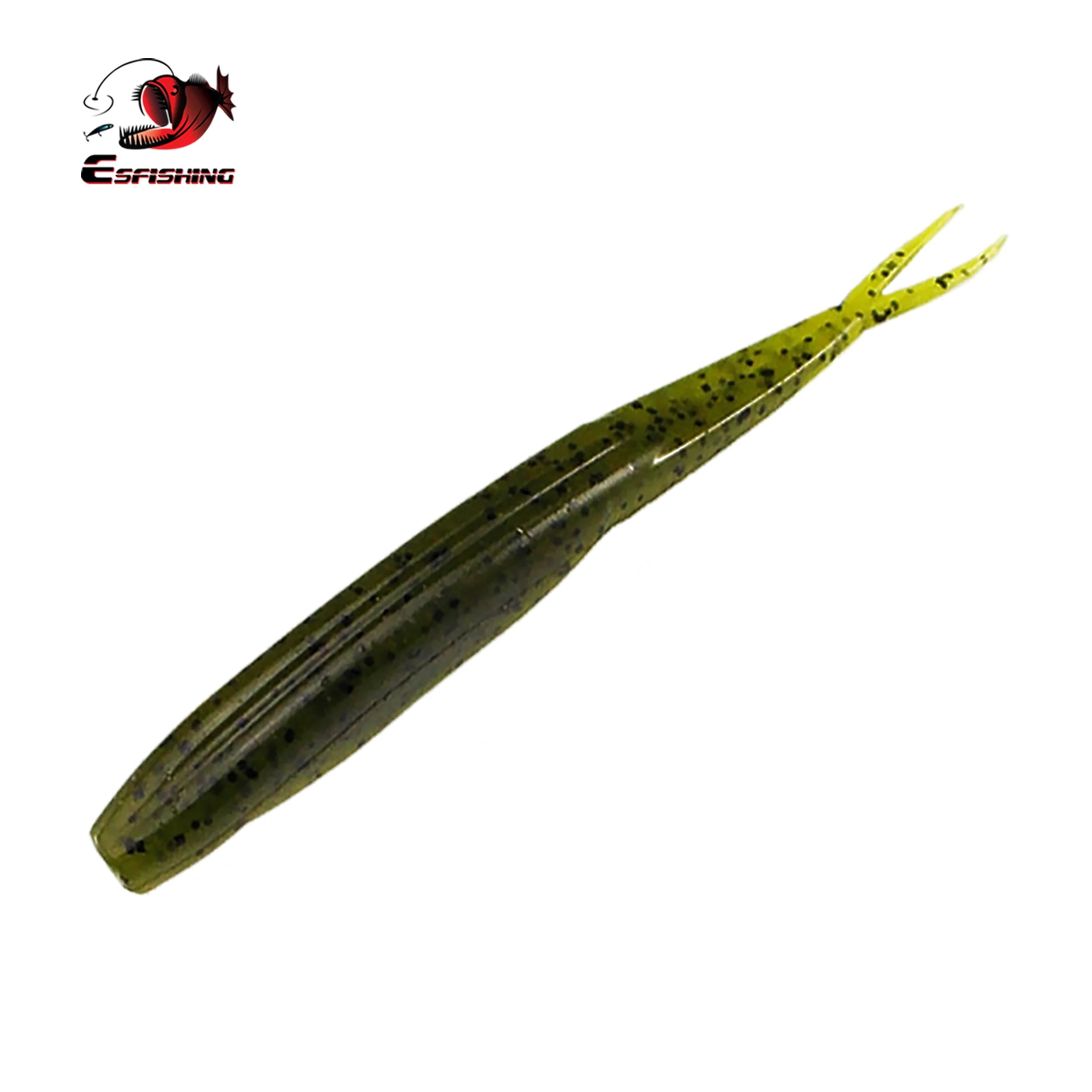 12 leurres souples Super Fluke 120 mm pour achigan