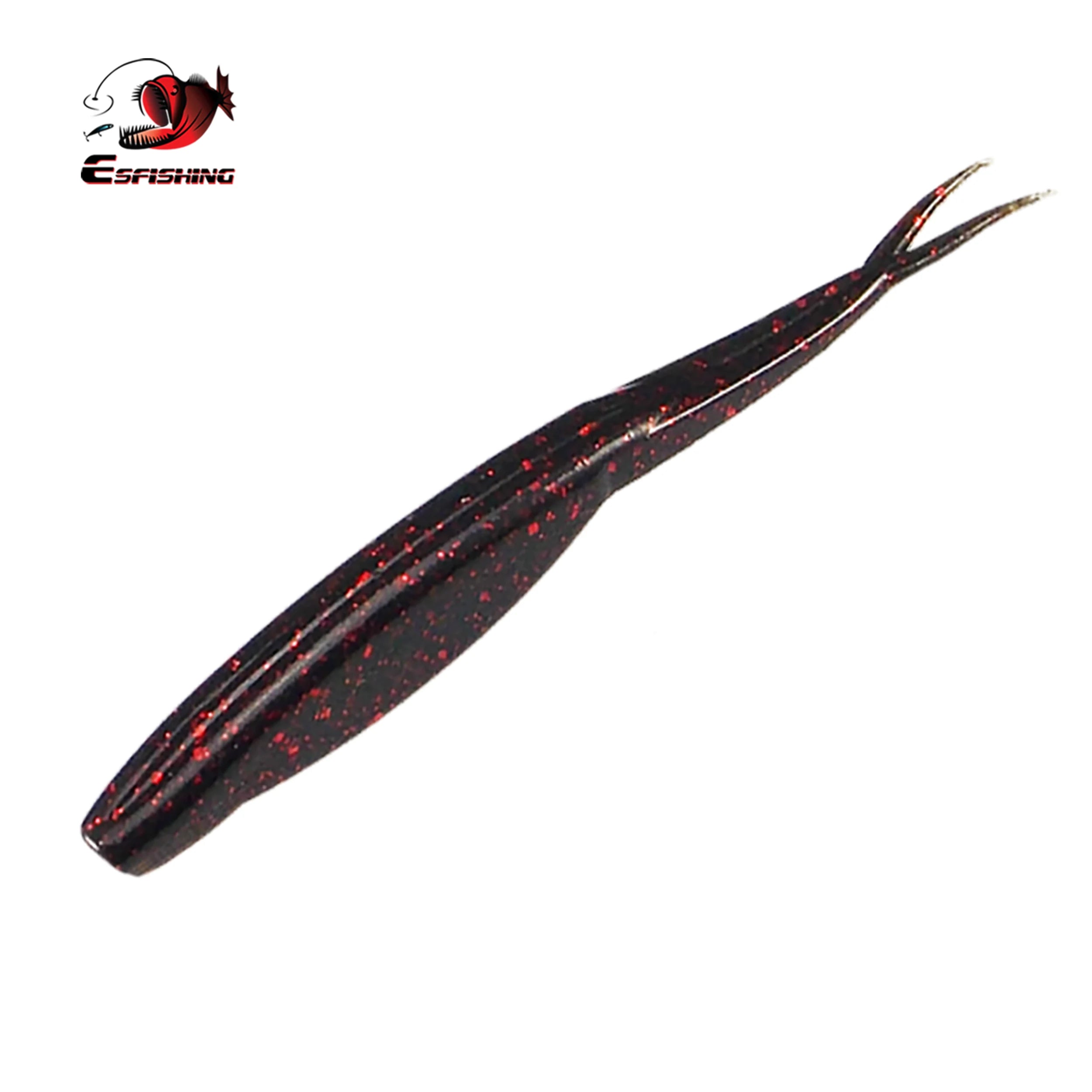 12 leurres souples Super Fluke 120 mm pour achigan
