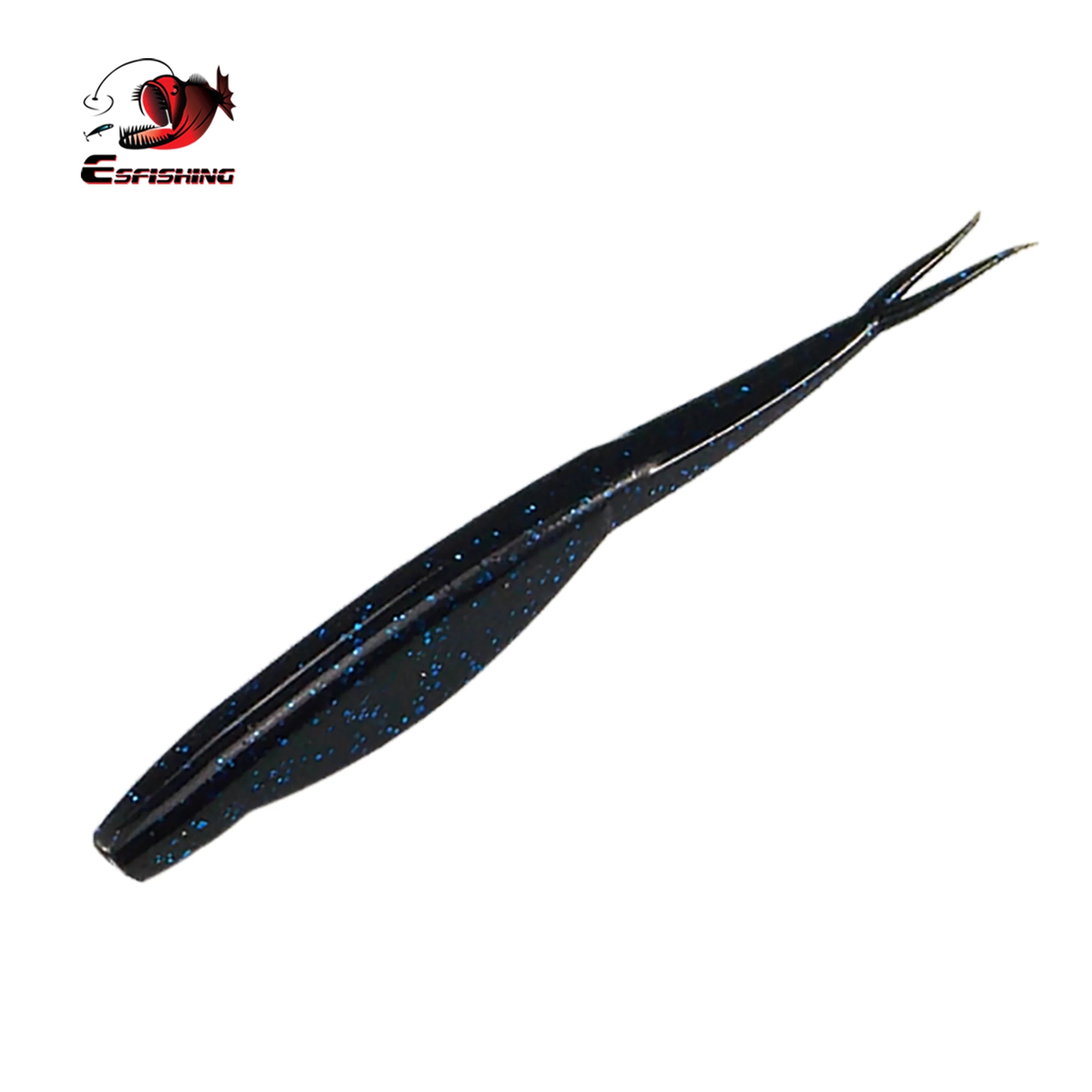 12 leurres souples Super Fluke 120 mm pour achigan