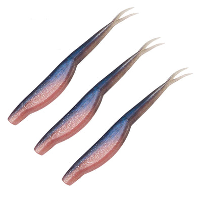 12 leurres souples Super Fluke 120 mm pour achigan