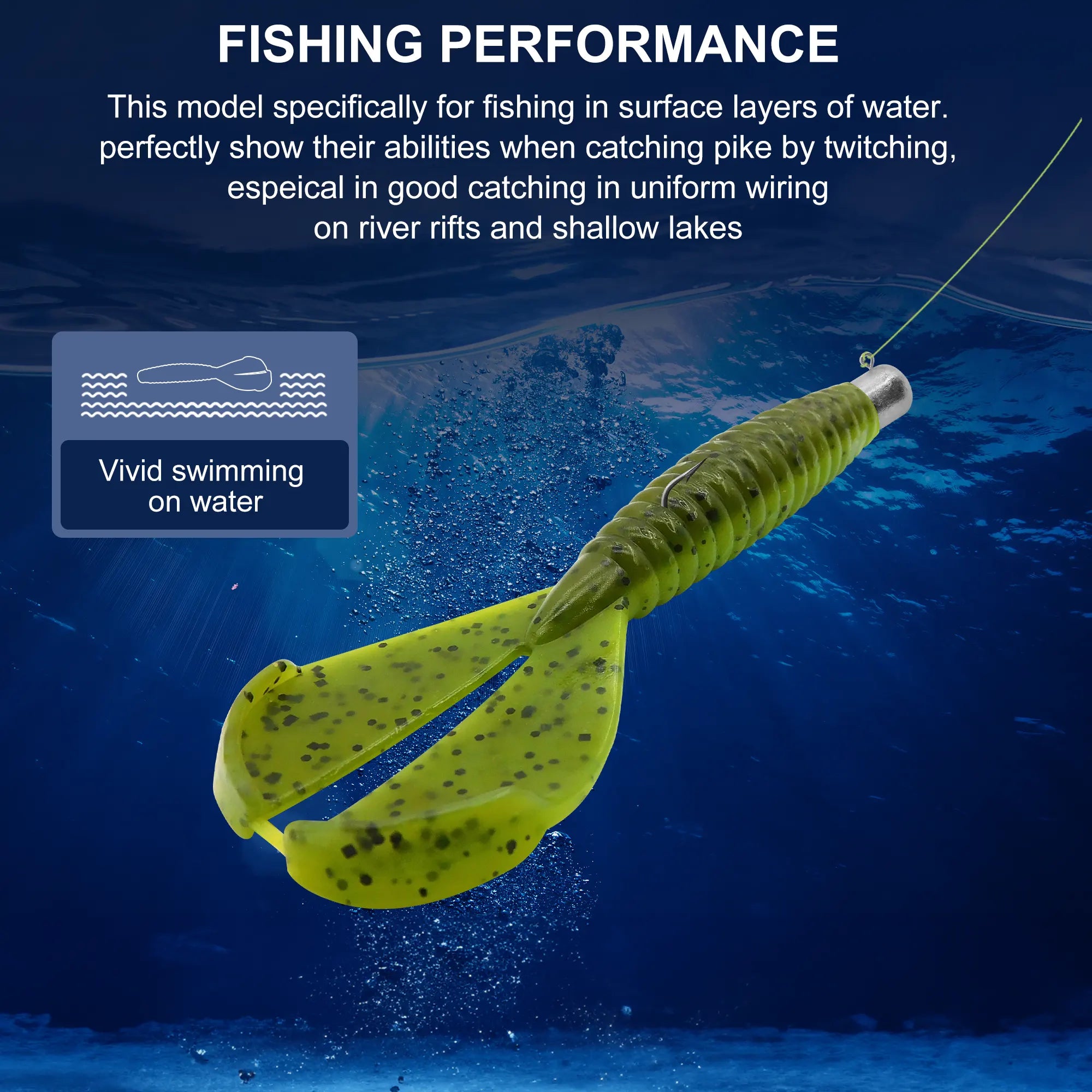 High strength soft plastic bait