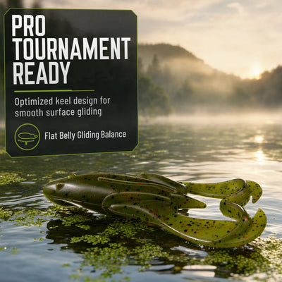 Noisy flapper frog top water bait for bass