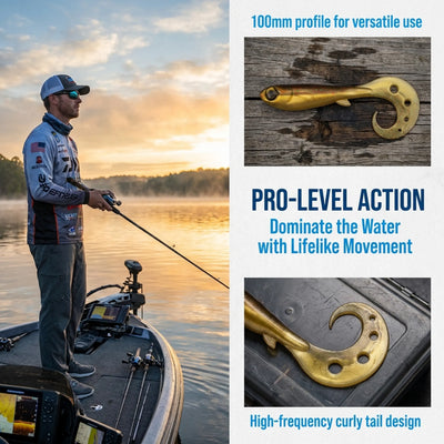Curly Swimmer Lure Realistic Fishing Action