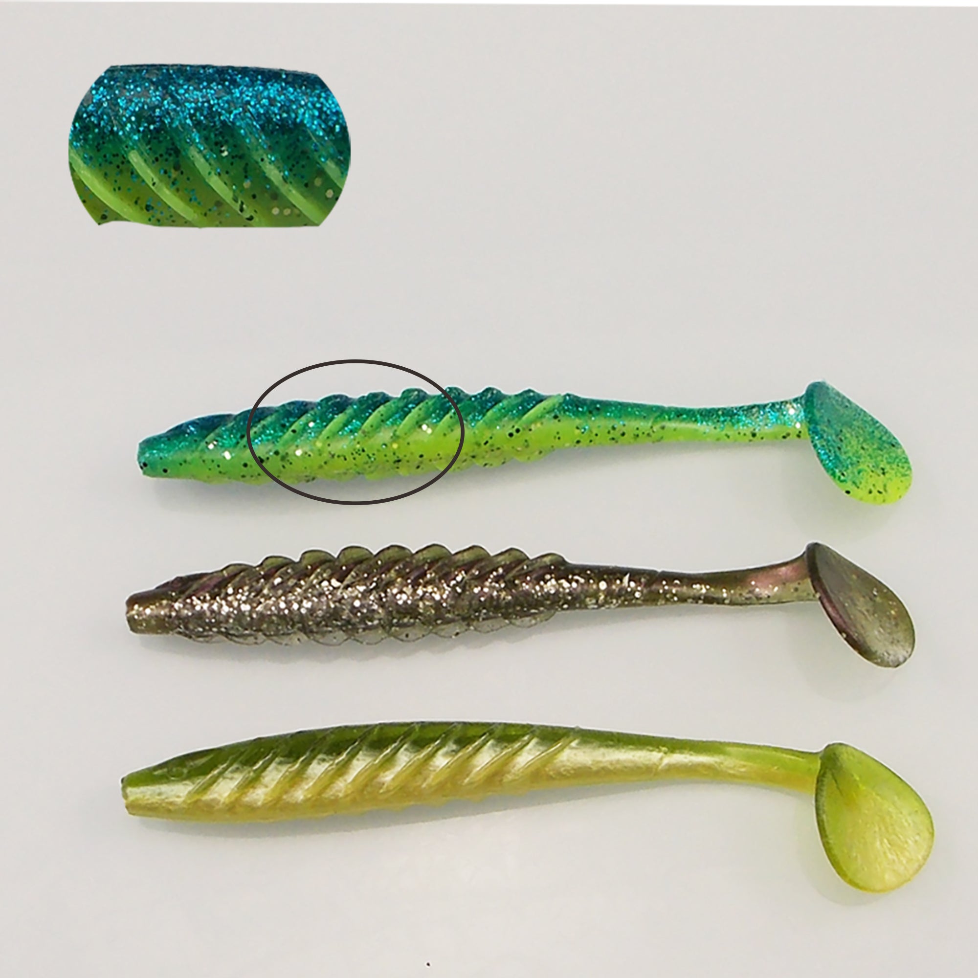 ESFISHING Ripple shad soft lure