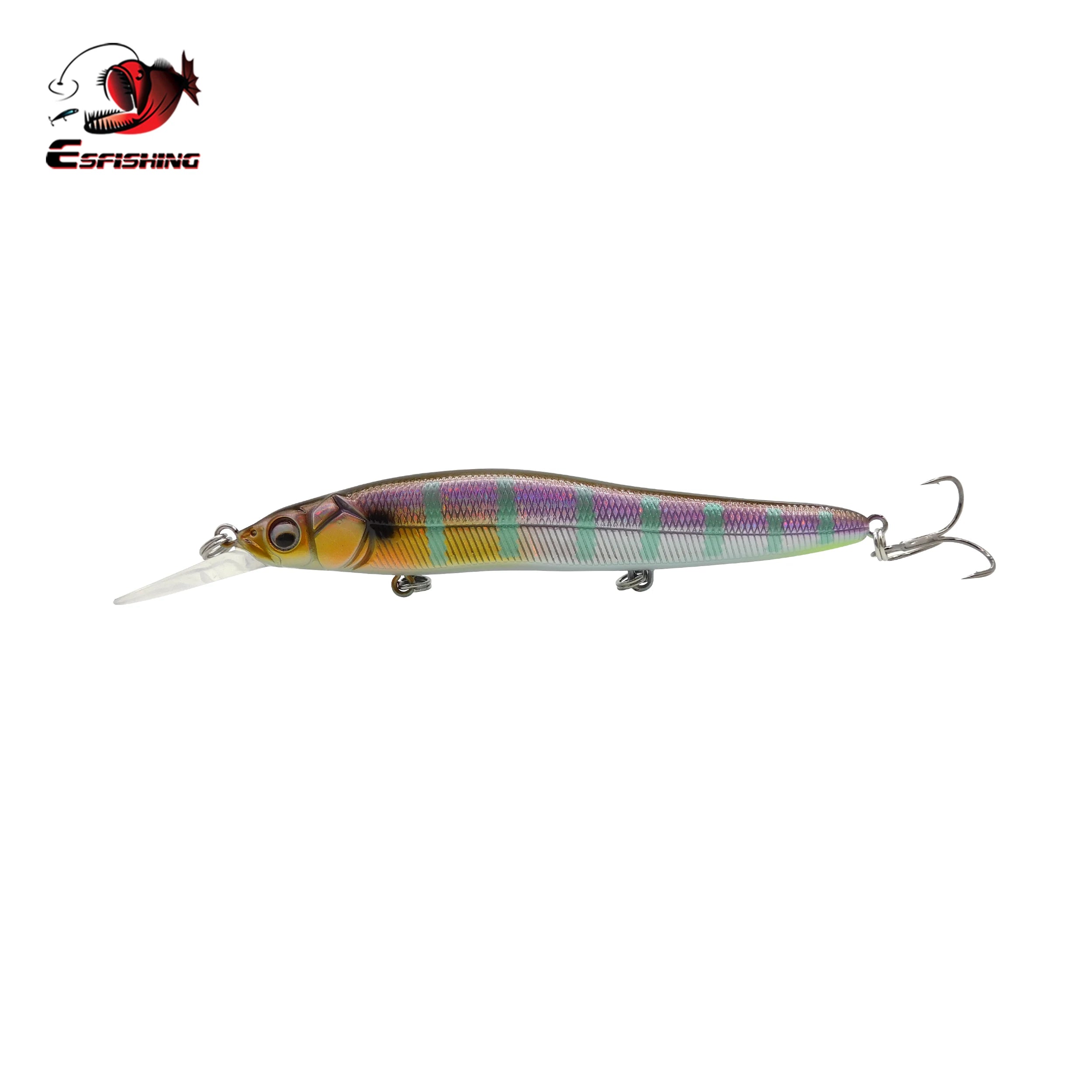Purple ayu crankbait minnow 110MM 