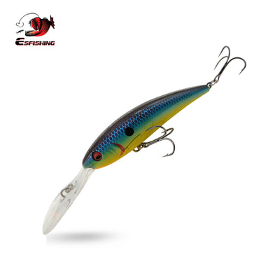 Green pumpkin crankbait lure for lake and reservoir bass fishing
