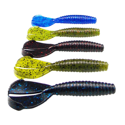 Twin tail craw bait for bass pike