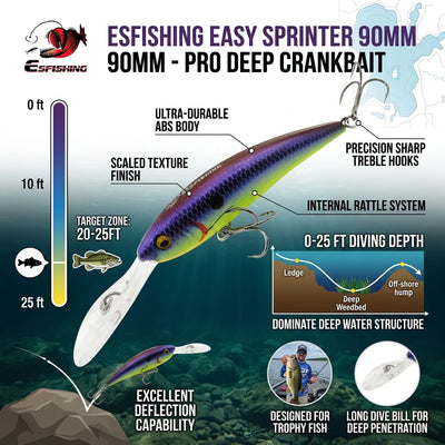 ESFISHING hard bait crankbait