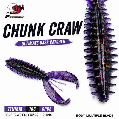 110mm flexible soft plastic swimbait with paddle tail action