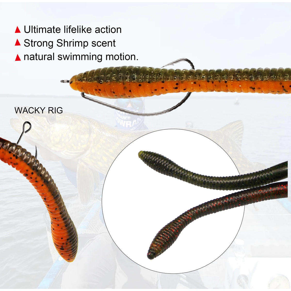 ESFISHING WILD STICK Ver Souple 155mm 11g 10pcs