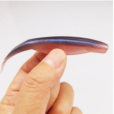 Flexible lure for bass pike fishing