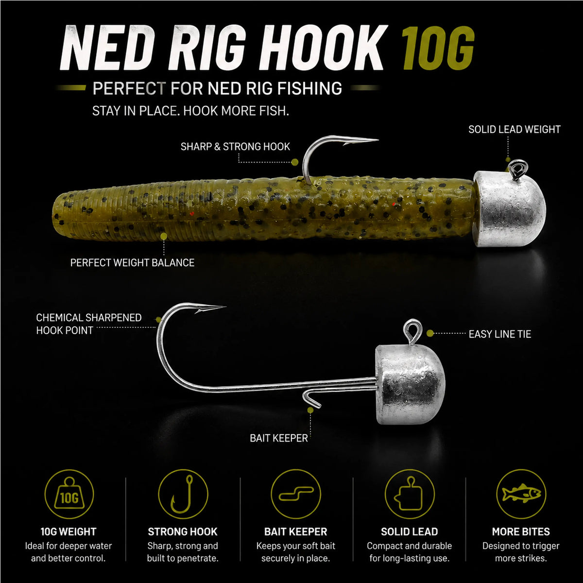 65mm 4g soft plastic worm fishing bait 10PCS