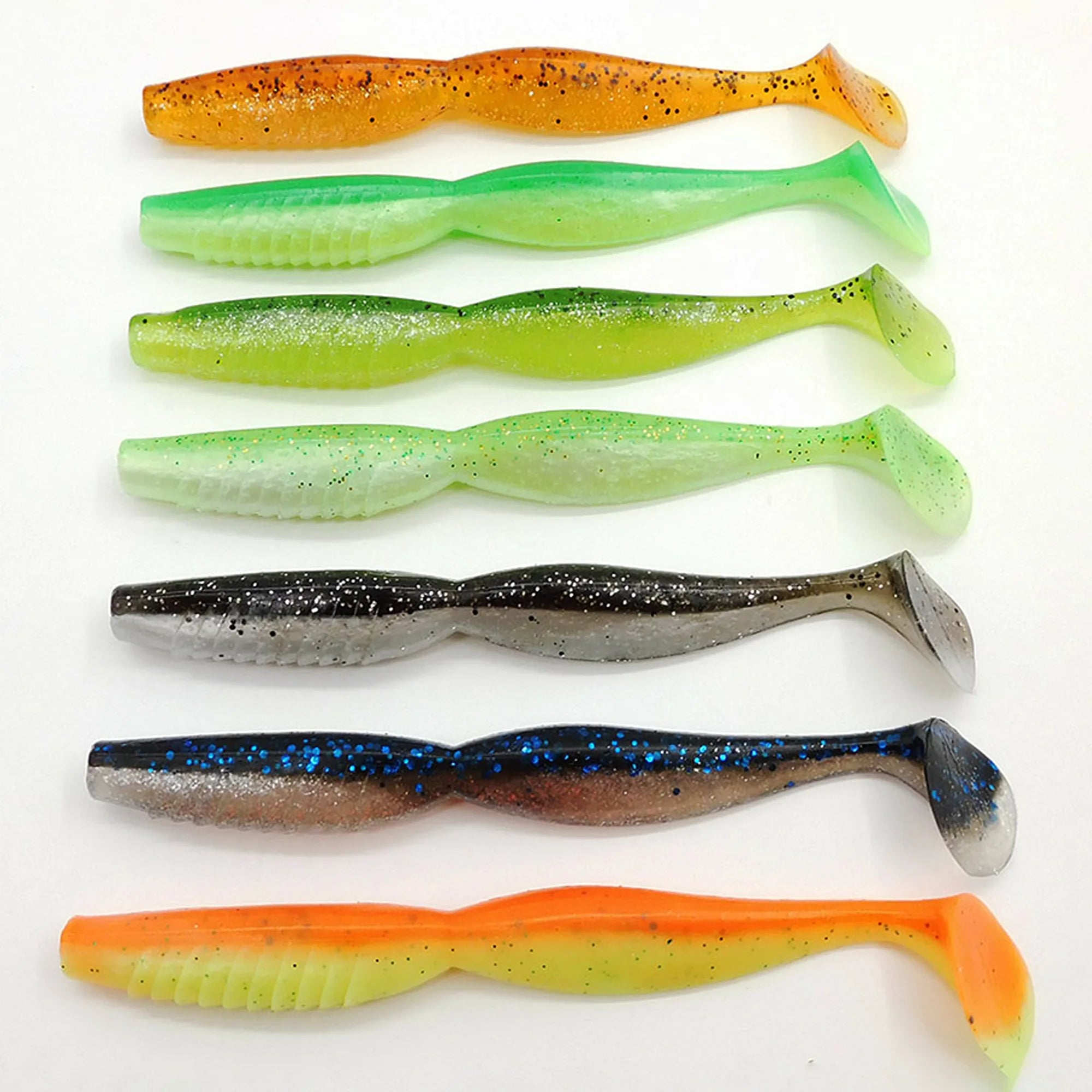 ESFISHING Spiner Shad Soft plastic bait 4inch 5inch Swimbaits