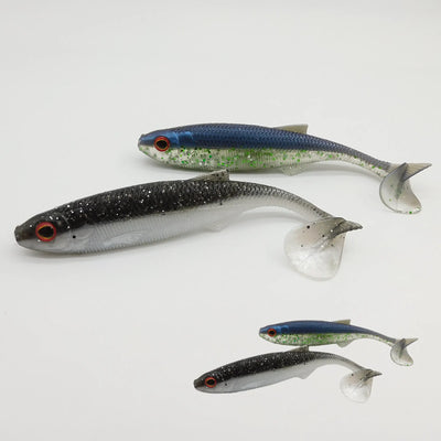 Plastic soft bait for bass fishing
