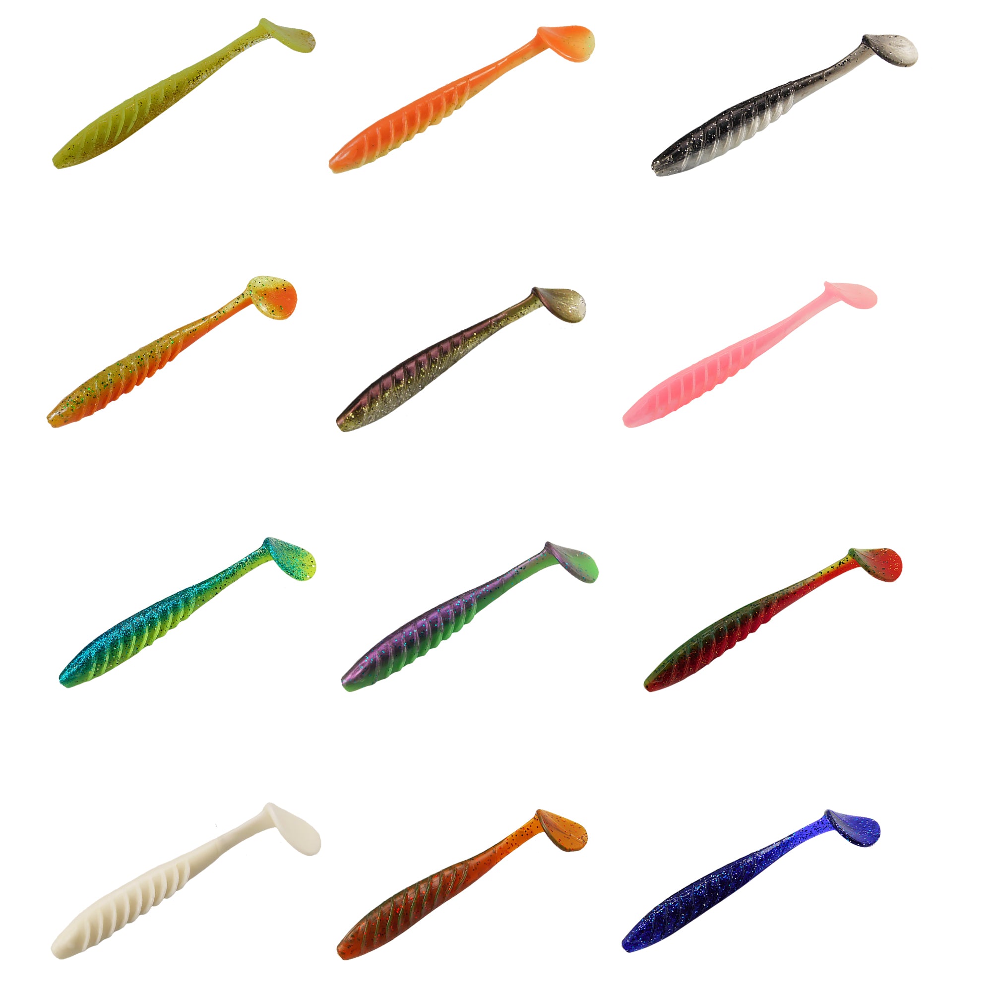 multicolor shad lure 4in 5in soft lure