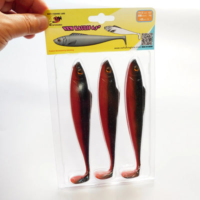 160mm soft paddle tail swimbait for bass fishing