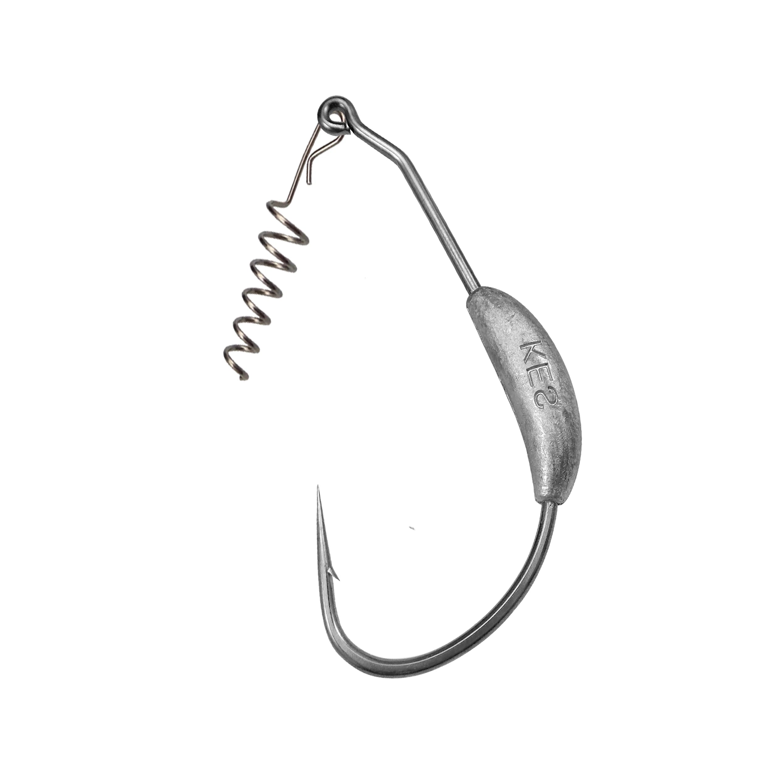 Weight hook with screw lock for soft lure