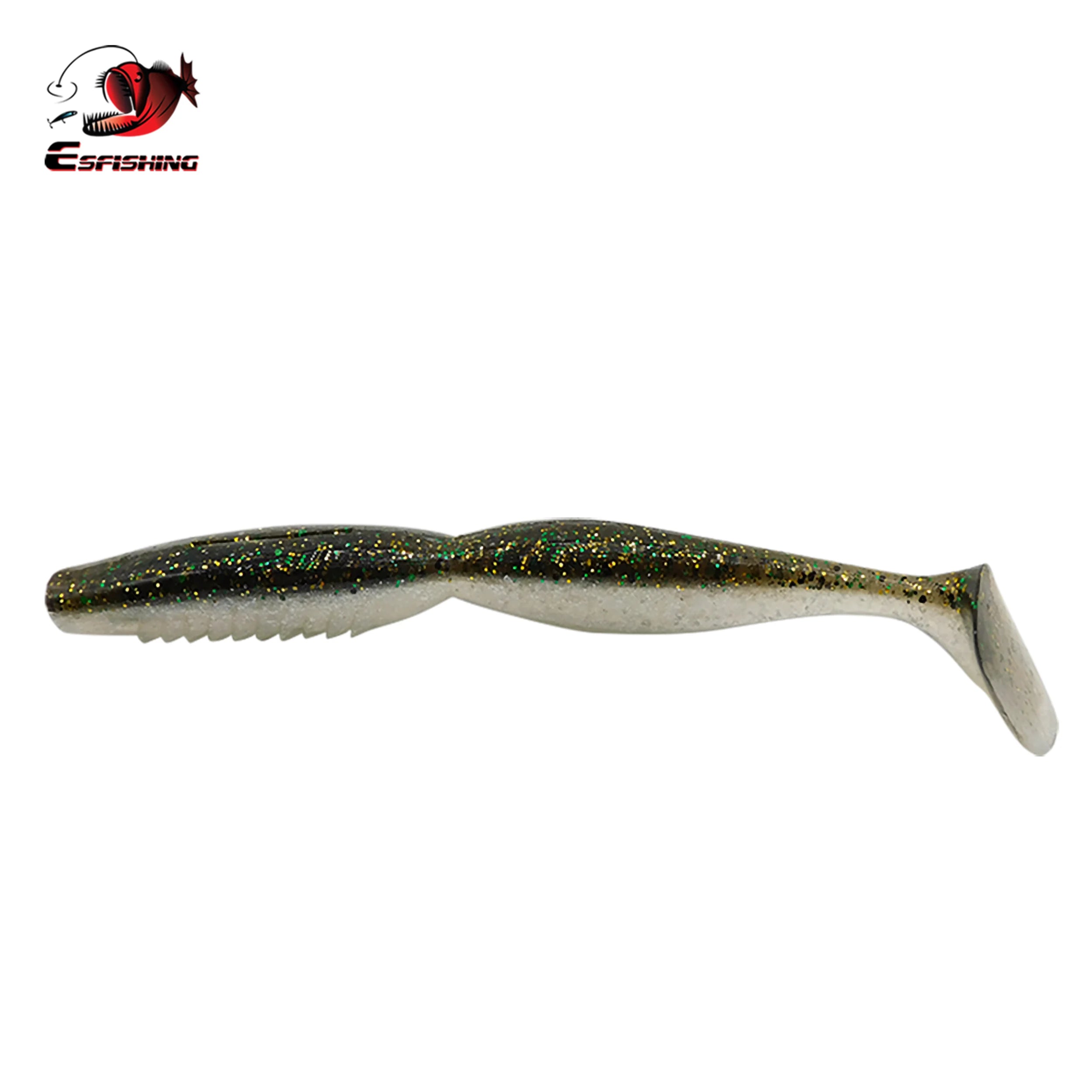 ESFISHING Spiner Shad Soft plastic bait 4inch 5inch Swimbaits