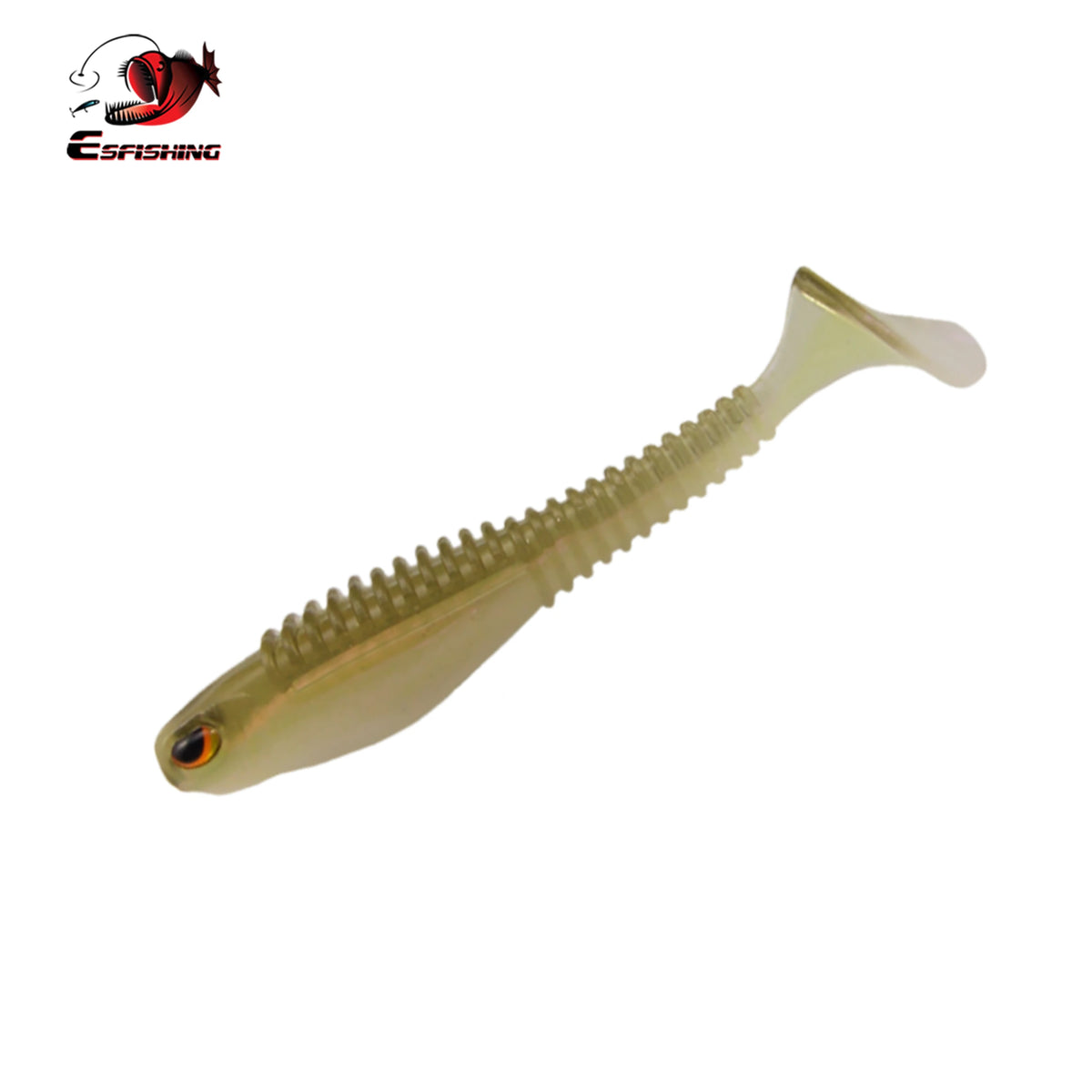 natural shad soft plastic lure for bass pike fishing