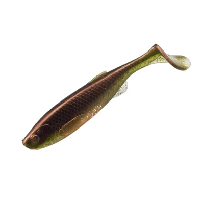 natural brown gold flakeswimbait lure for bass fishing