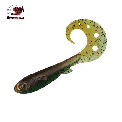 Green Curly Swimmer Soft Plastic Bait