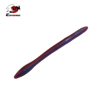 red blue flake color, soft plastic bass lure