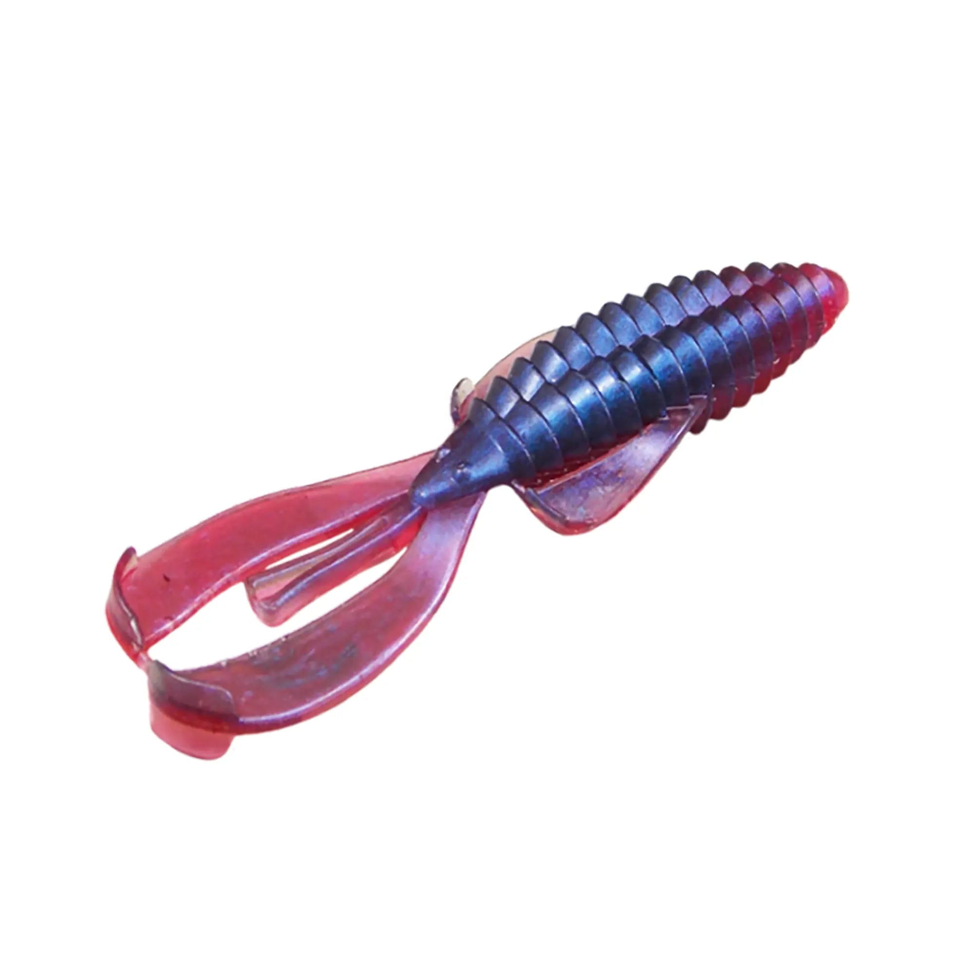 Blue red laminate bait for largemouth bass