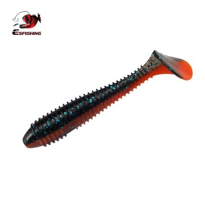 Black red 100mm Salterwater swimbait