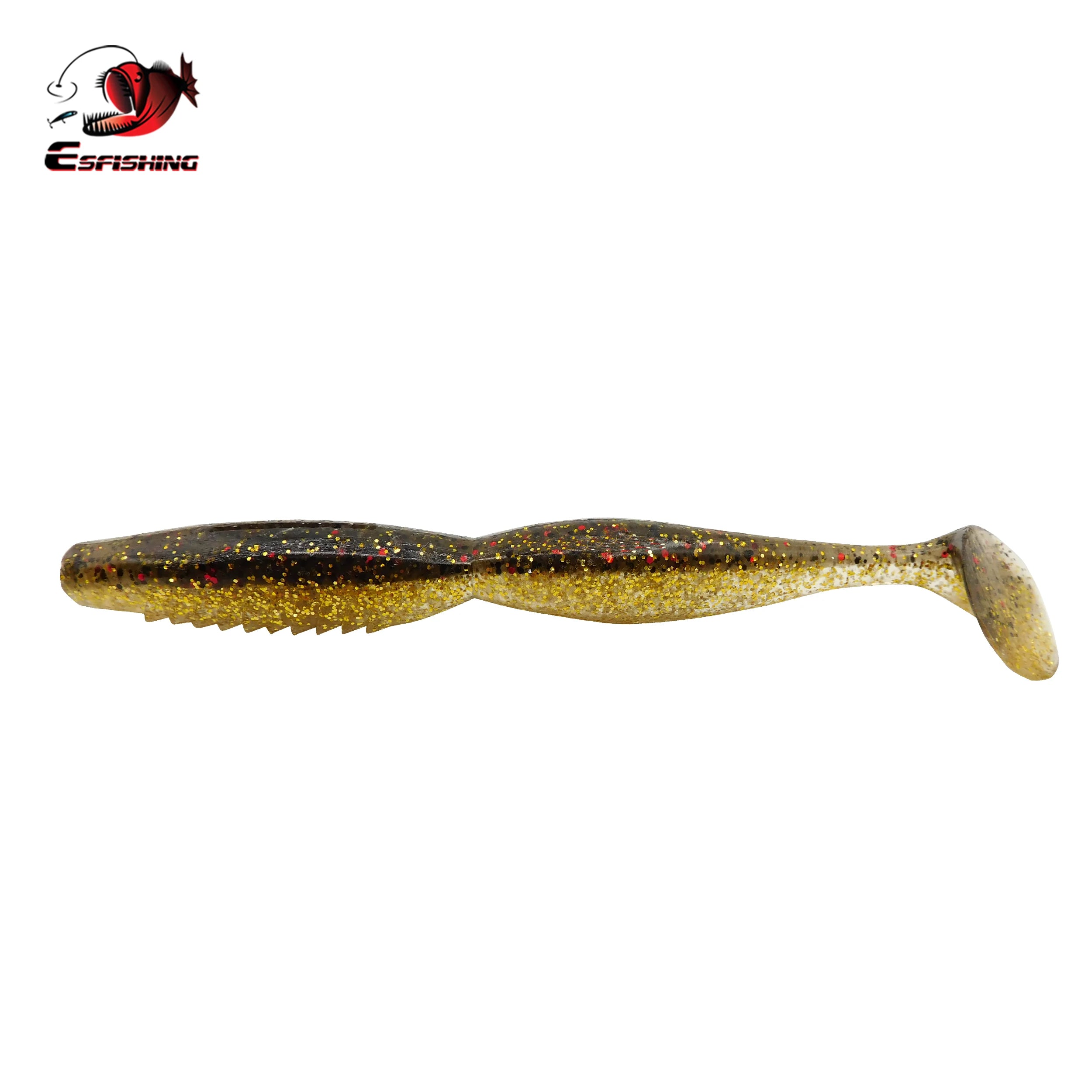 ESFISHING Spiner Shad Soft plastic bait 4inch 5inch Swimbaits