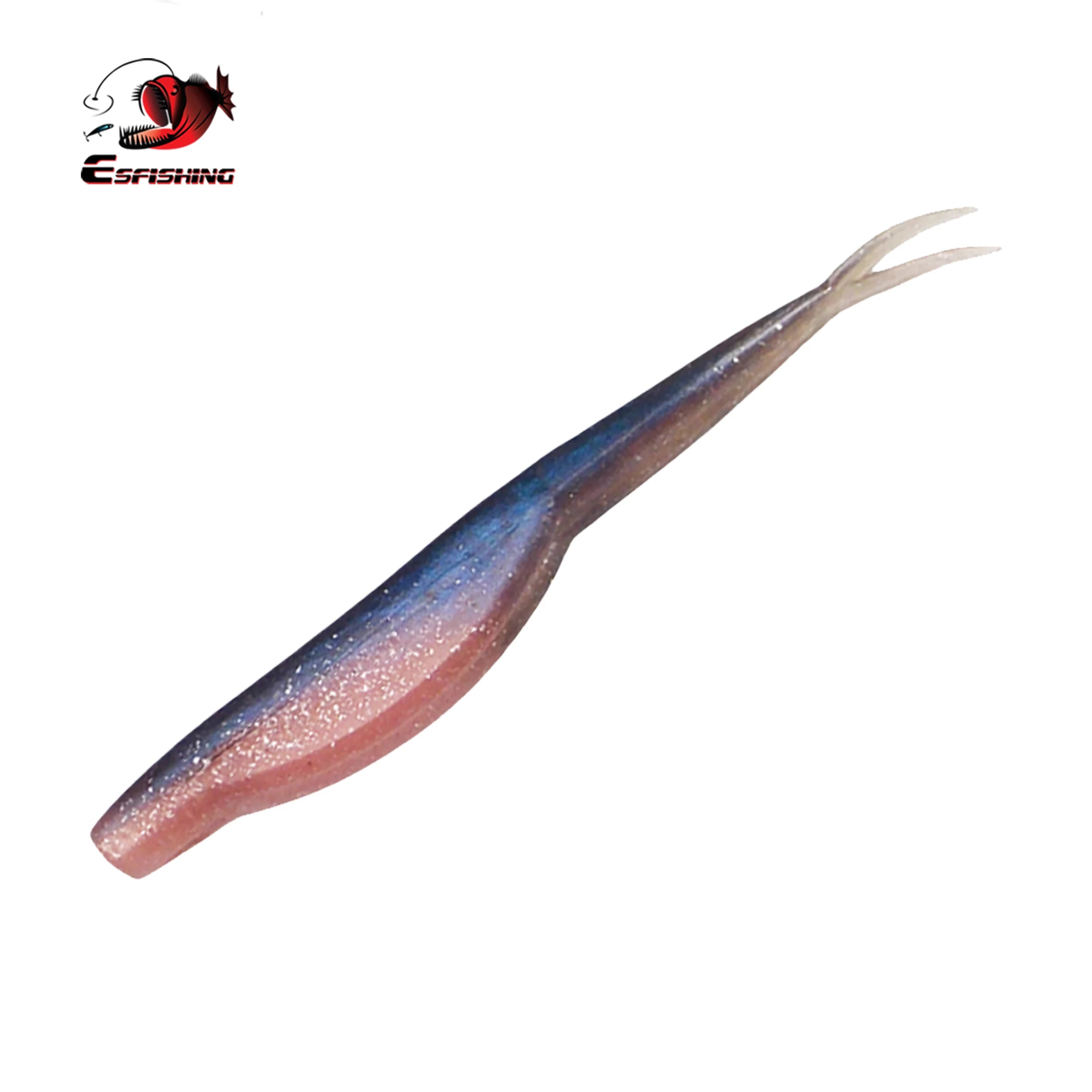 12 leurres souples Super Fluke 120 mm pour achigan