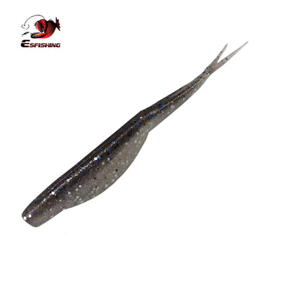 12 leurres souples Super Fluke 120 mm pour achigan