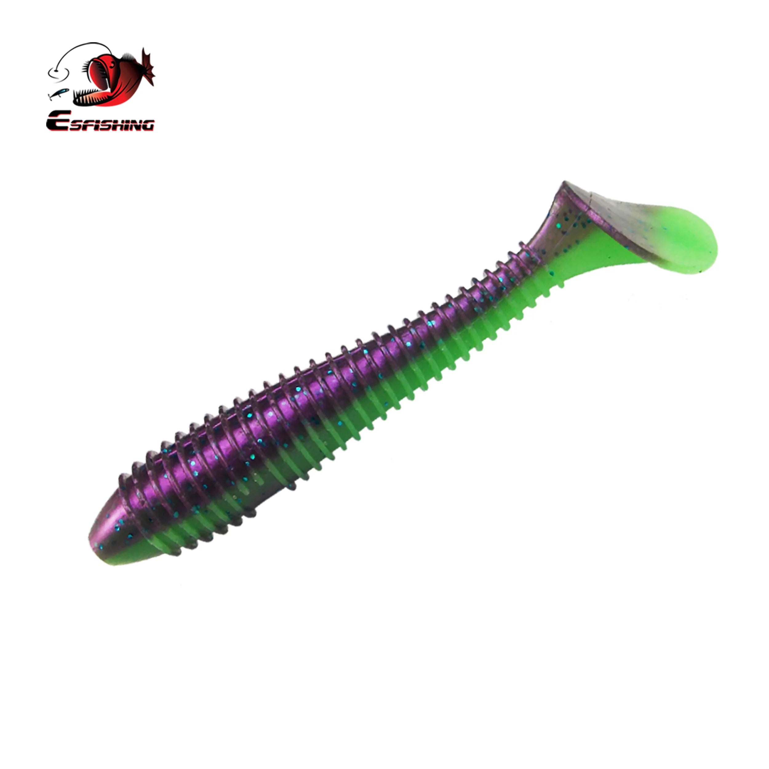 Green purple double color super quality bait