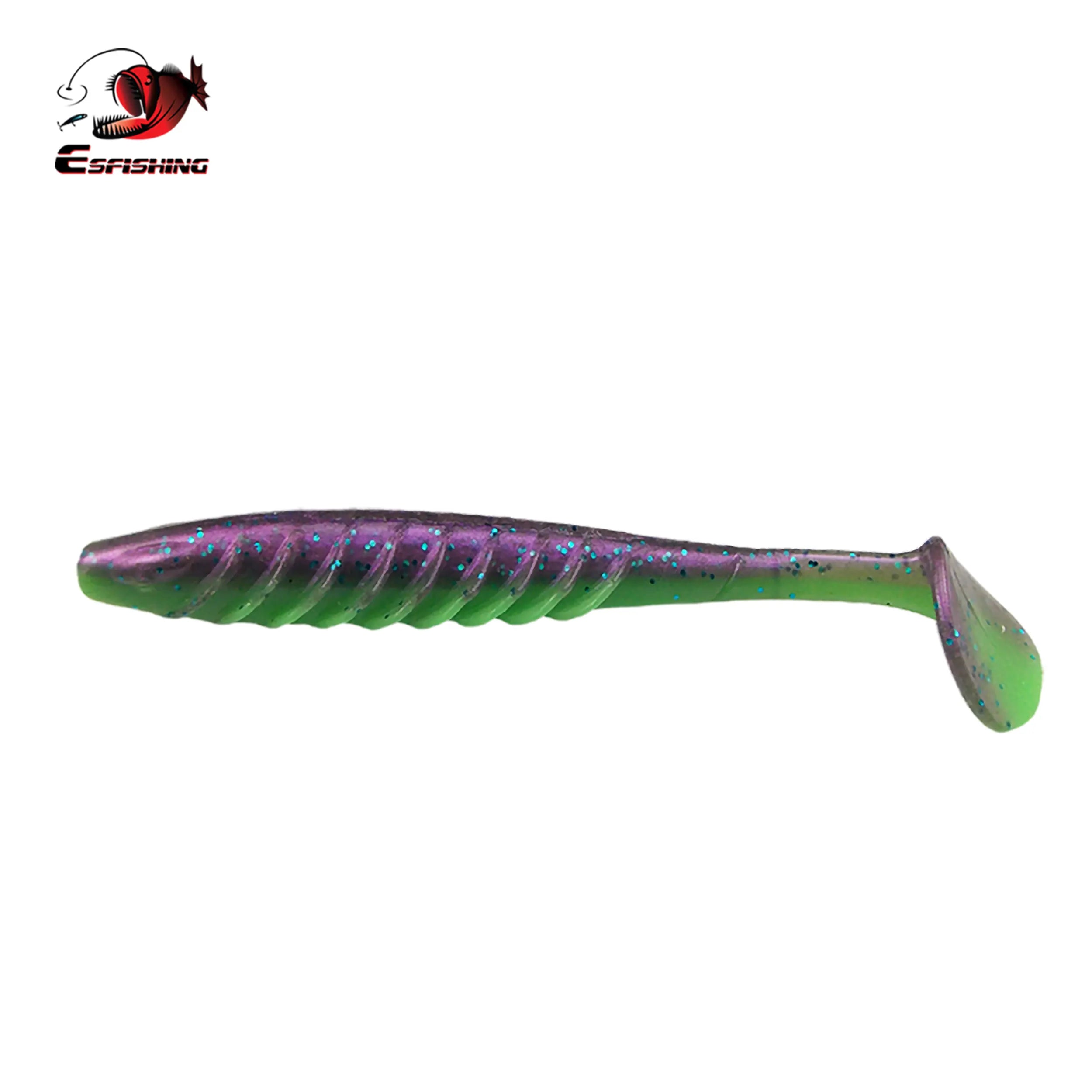 ESFISHING Ripple Shad Soft lure 100mm 125mm Paddle Tail Swimbait