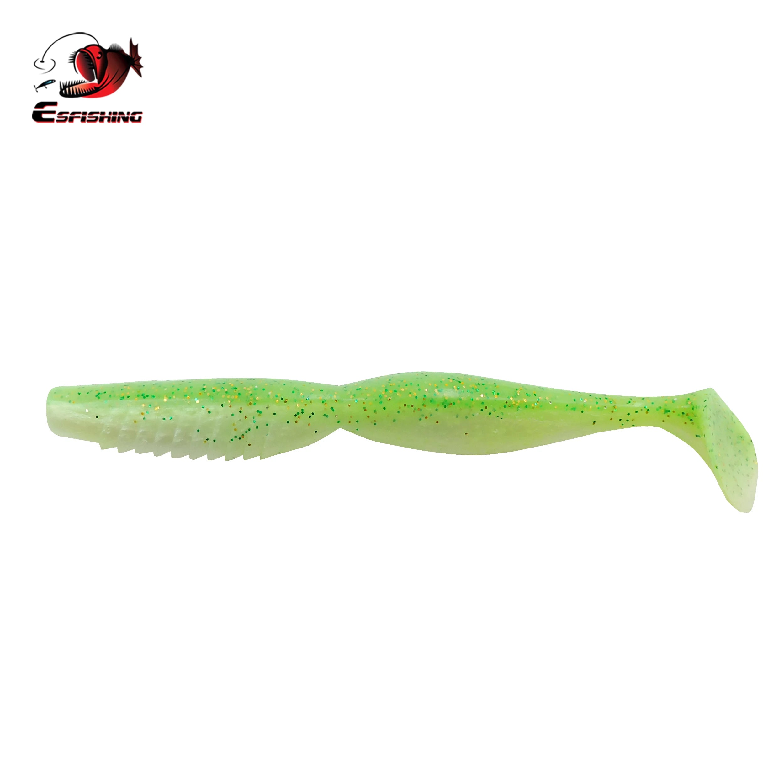 ESFISHING Spiner Shad Soft plastic bait 4inch 5inch Swimbaits
