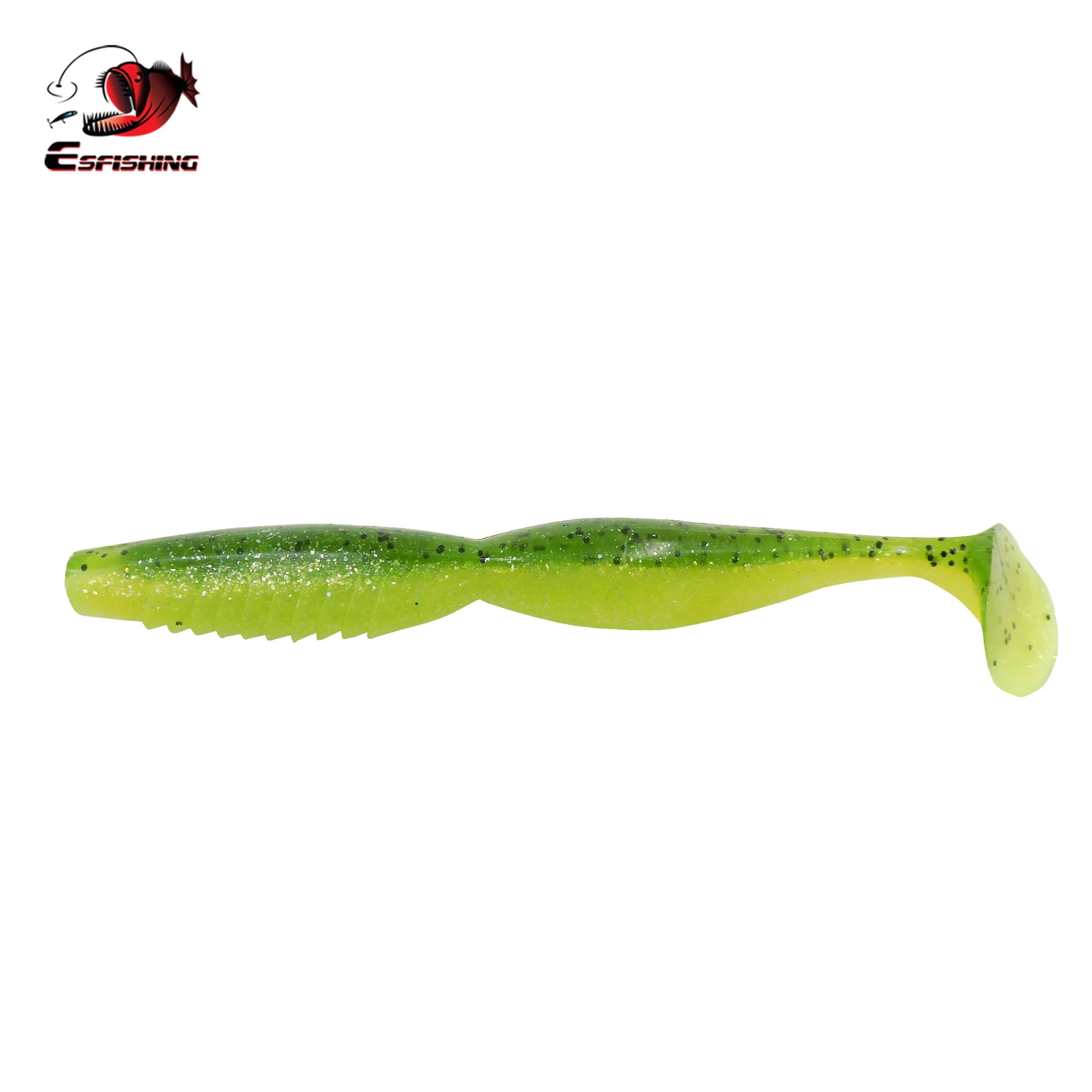 ESFISHING Spiner Shad Soft plastic bait 4inch 5inch Swimbaits