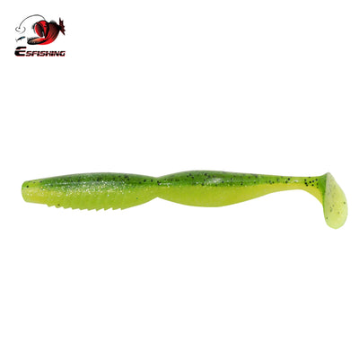 ESFISHING Spiner Shad Soft plastic bait 4inch 5inch Swimbaits