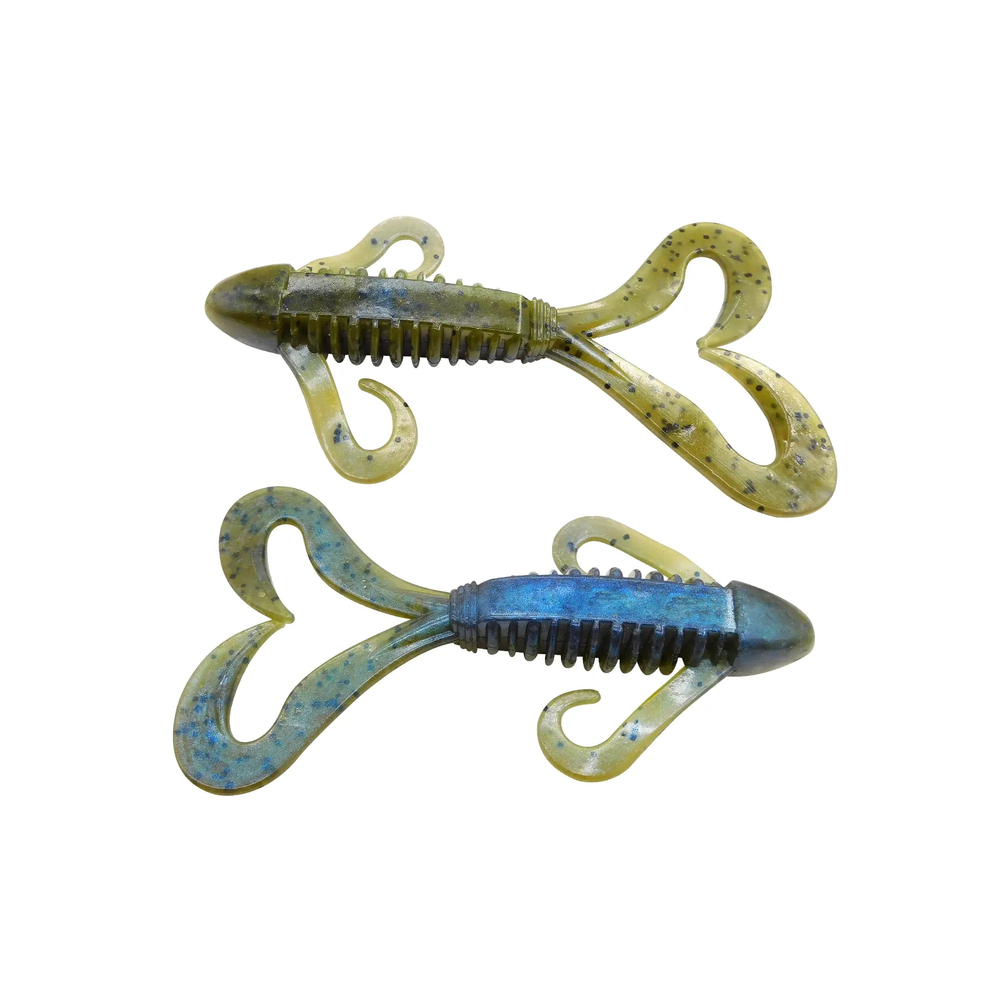double blue color craw fishing lure for pike fishing