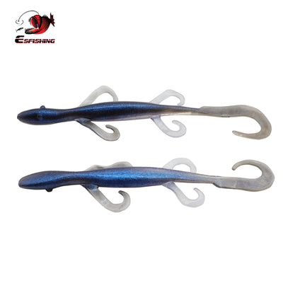 Double color Blue craw baits swimbait