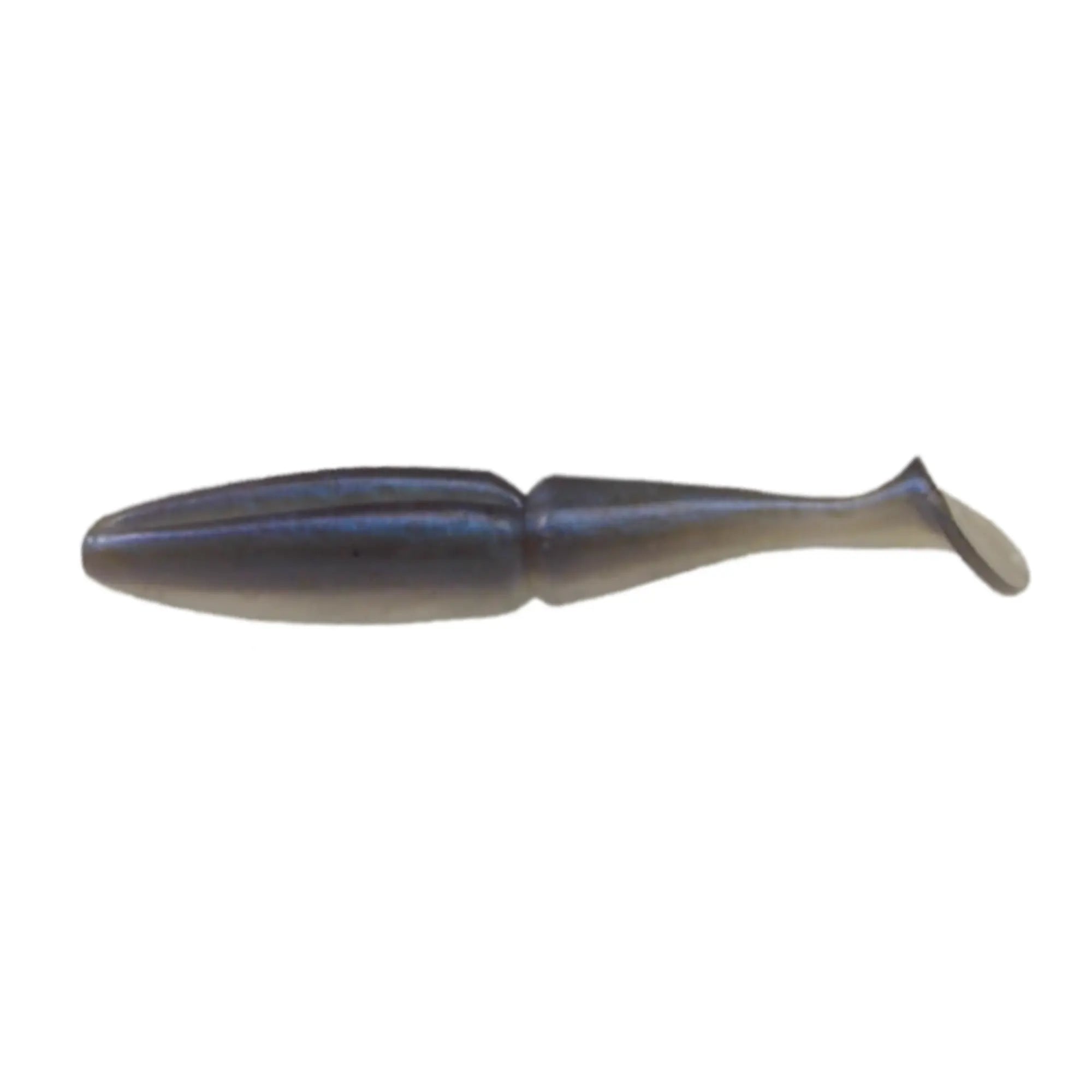 blue t tail small size fishing lure