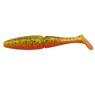double color plastic lure for fishing 4in red