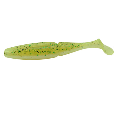 green color soft plastic lure for zander fishing