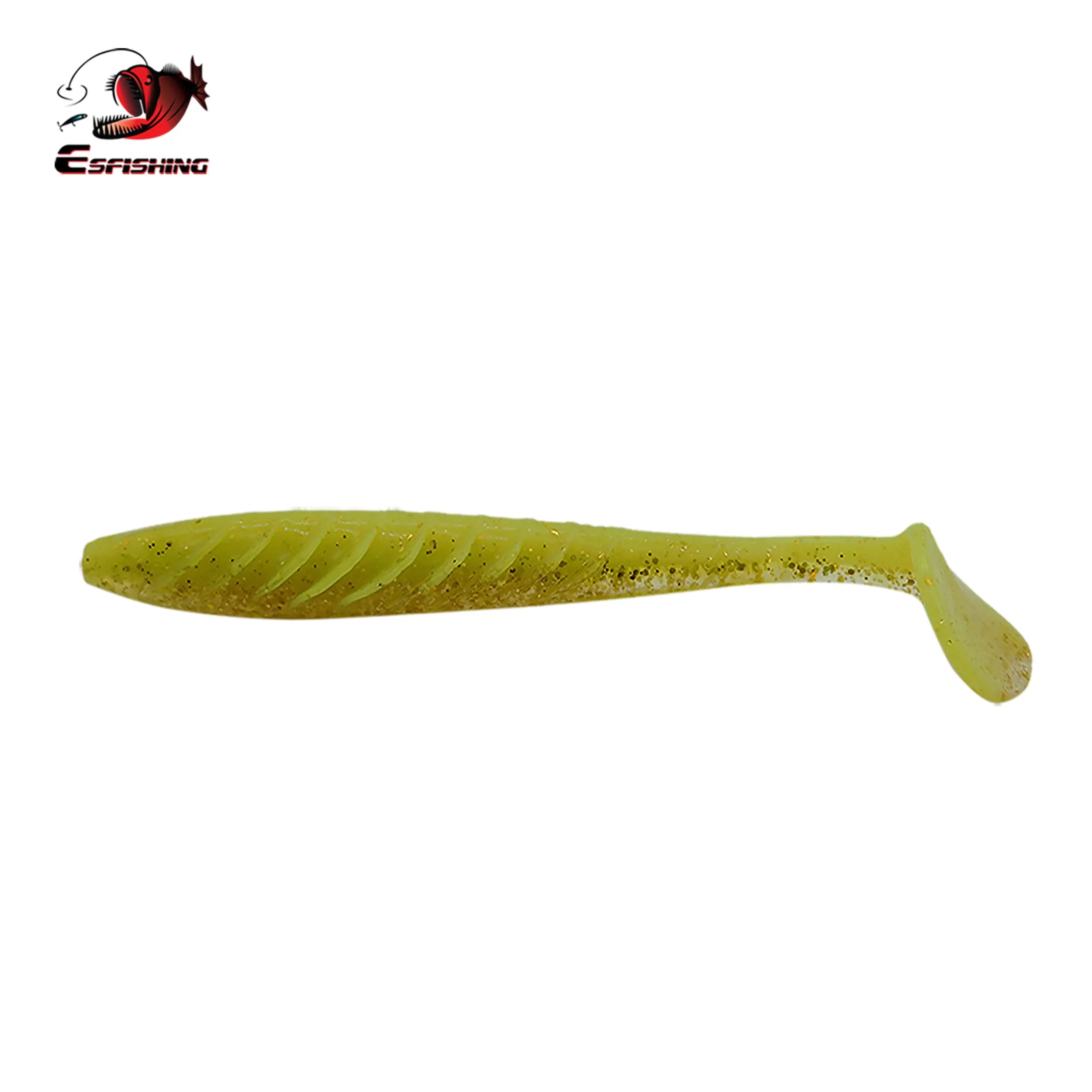 ESFISHING Ripple Shad Soft lure 100mm 125mm Paddle Tail Swimbait