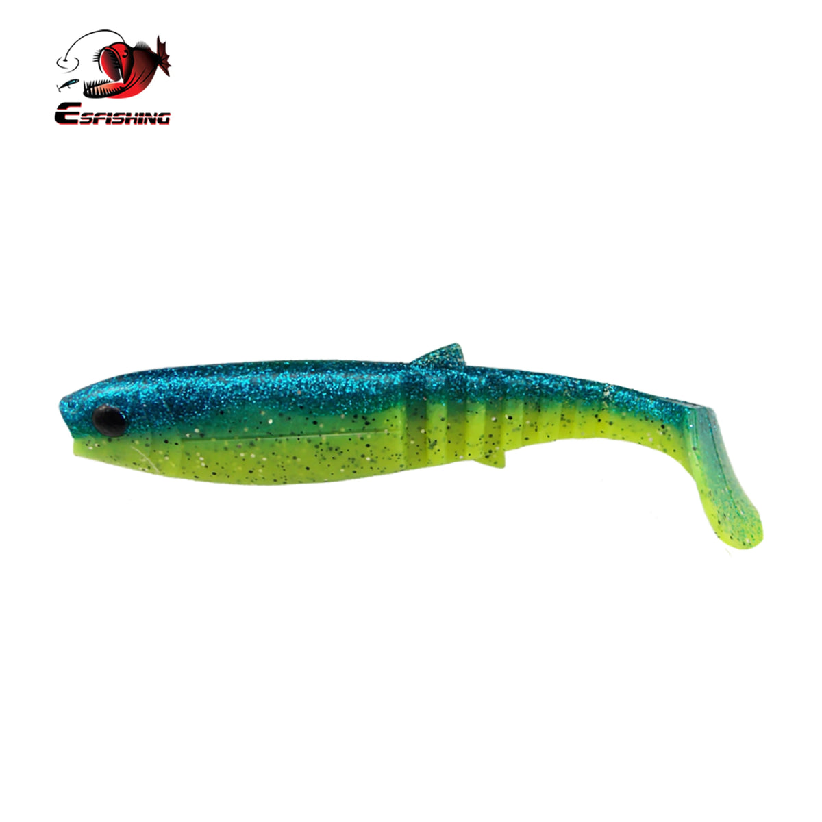 blue paddle tail swimbait for bass and pike