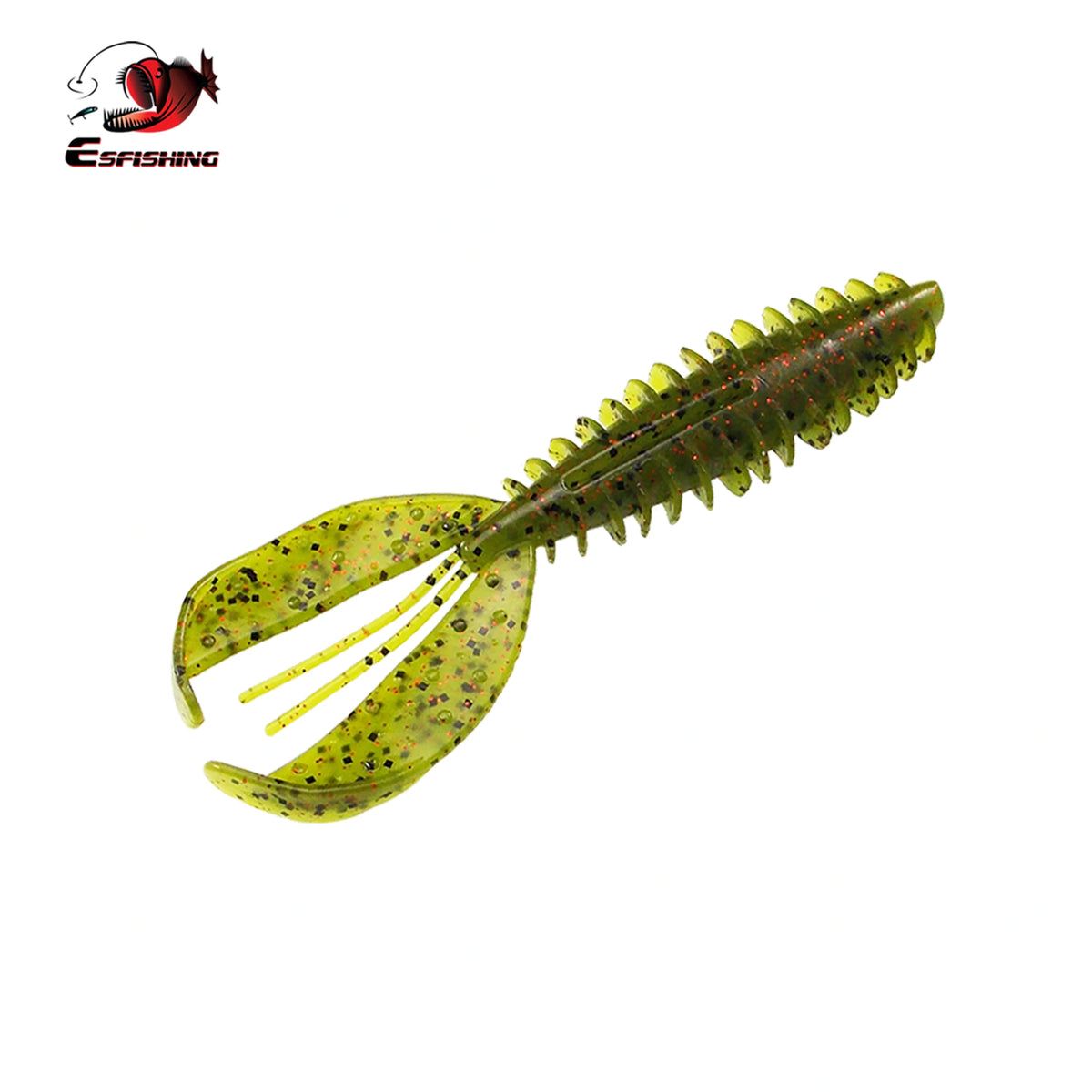 watermelon red 110mm craw style soft bait for big bass 